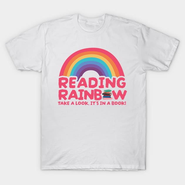 Reading Rainbow - Vintage T-Shirt by Real Pendy